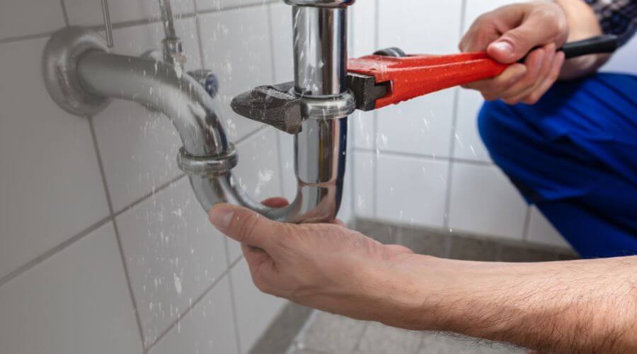 Indoor tankless water heater installation in Udall, MO